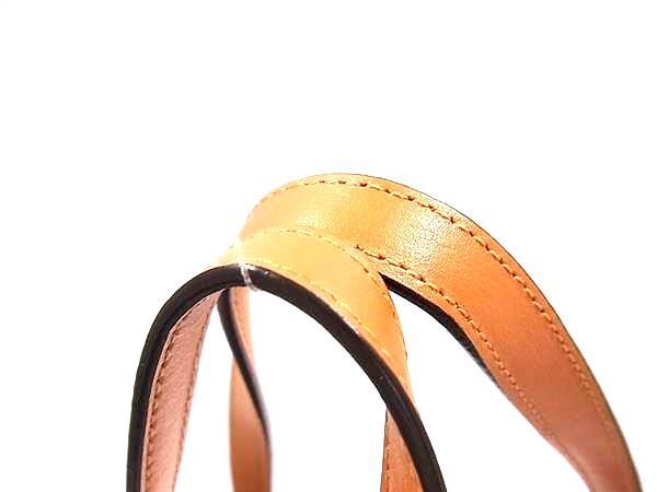 COACH コーチ トートバッグ シグネチャー 1665 ブラウン オレンジ PVC