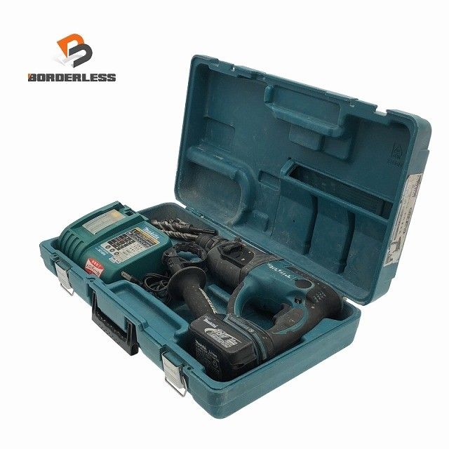 品 makita マキタ 18 V 20 mm 充電式ハンマドリル HR 202 D 青 バッテリ 3.0 Ah 充電器 ケース付 ハンマードリル119029