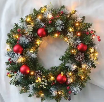 レッドクリスマス LED レッド窓ドア壁飾り装飾ホームハロウィン装飾ギフト