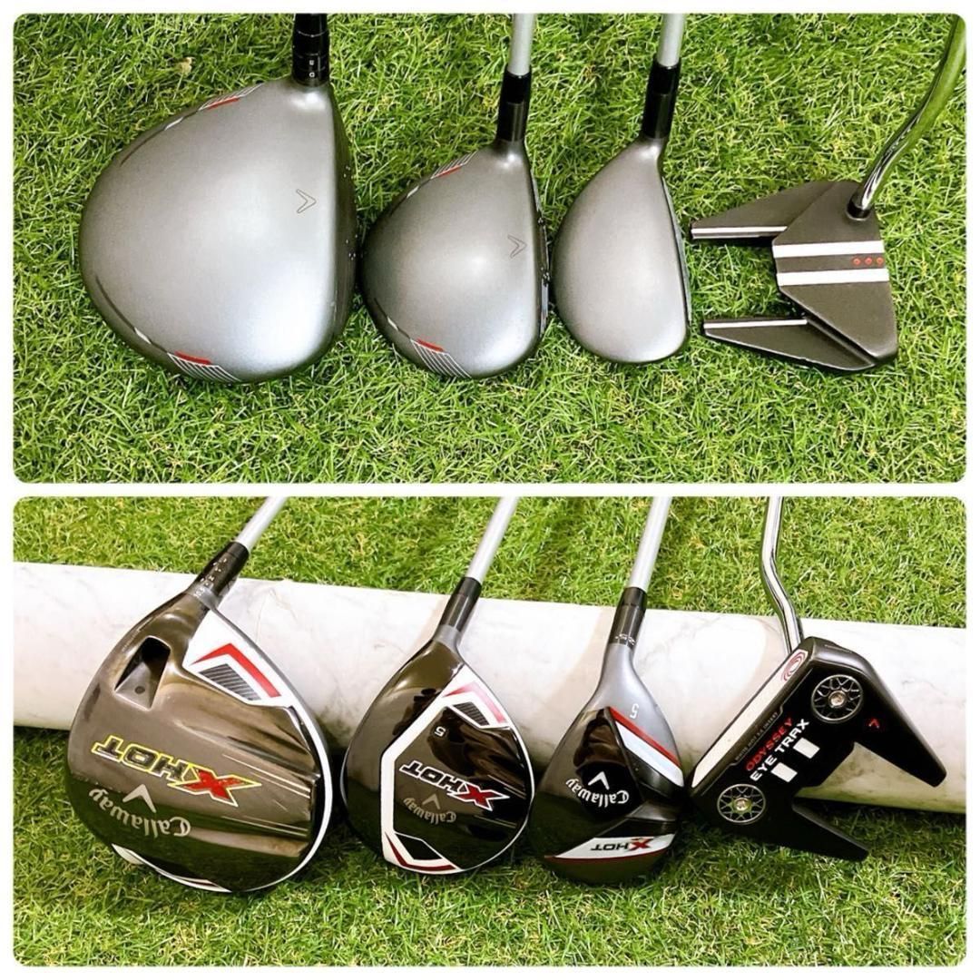キャロウェイ X HOT メンズゴルフセット 11本 初心者 右 R 入門