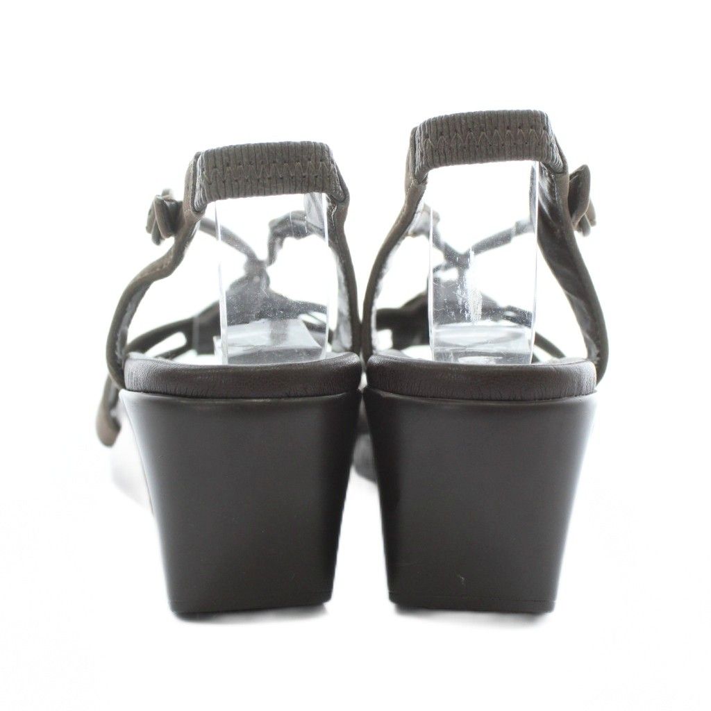 ダイアナ DIANA サンダル レザー オープントゥ ウェッジソール T