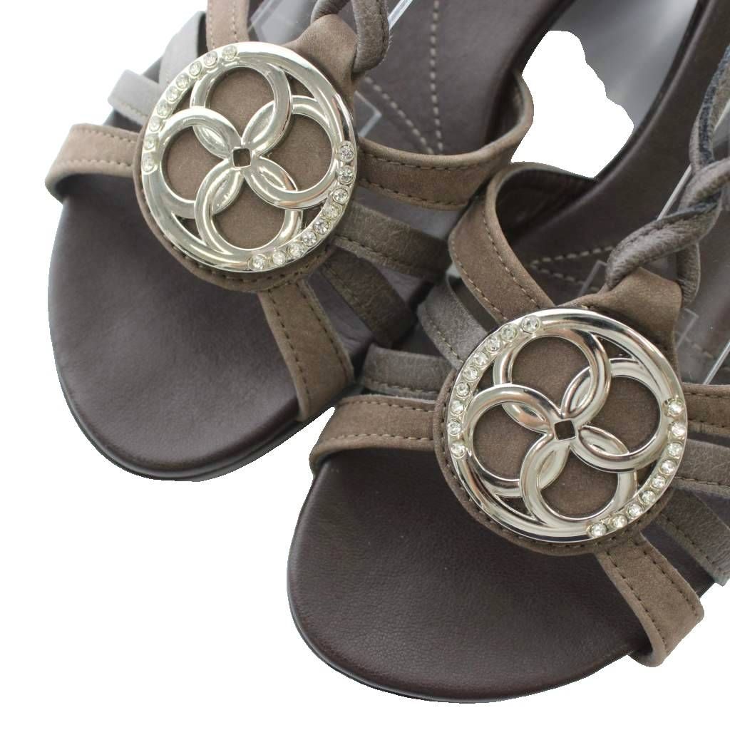 ダイアナ DIANA サンダル レザー オープントゥ ウェッジソール T