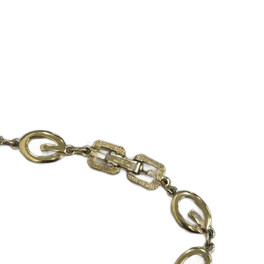 ジバンシィ GIVENCHY ヴィンテージ ブレスレット Gロゴ チェーン