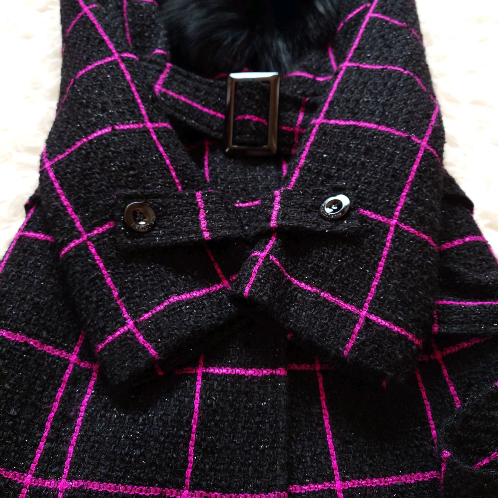 美品 Pinky&Dianne ピンキーアンドダイアン ロングコート チェスター
