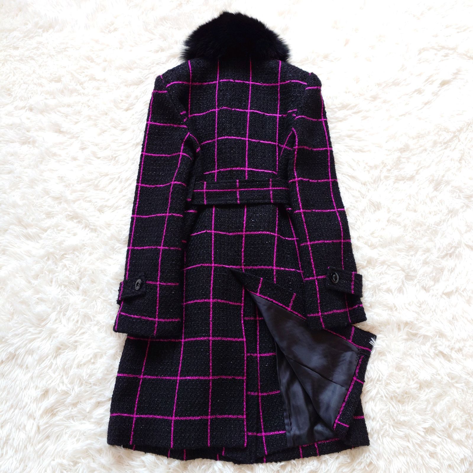 美品 Pinky&Dianne ピンキーアンドダイアン ロングコート チェスター