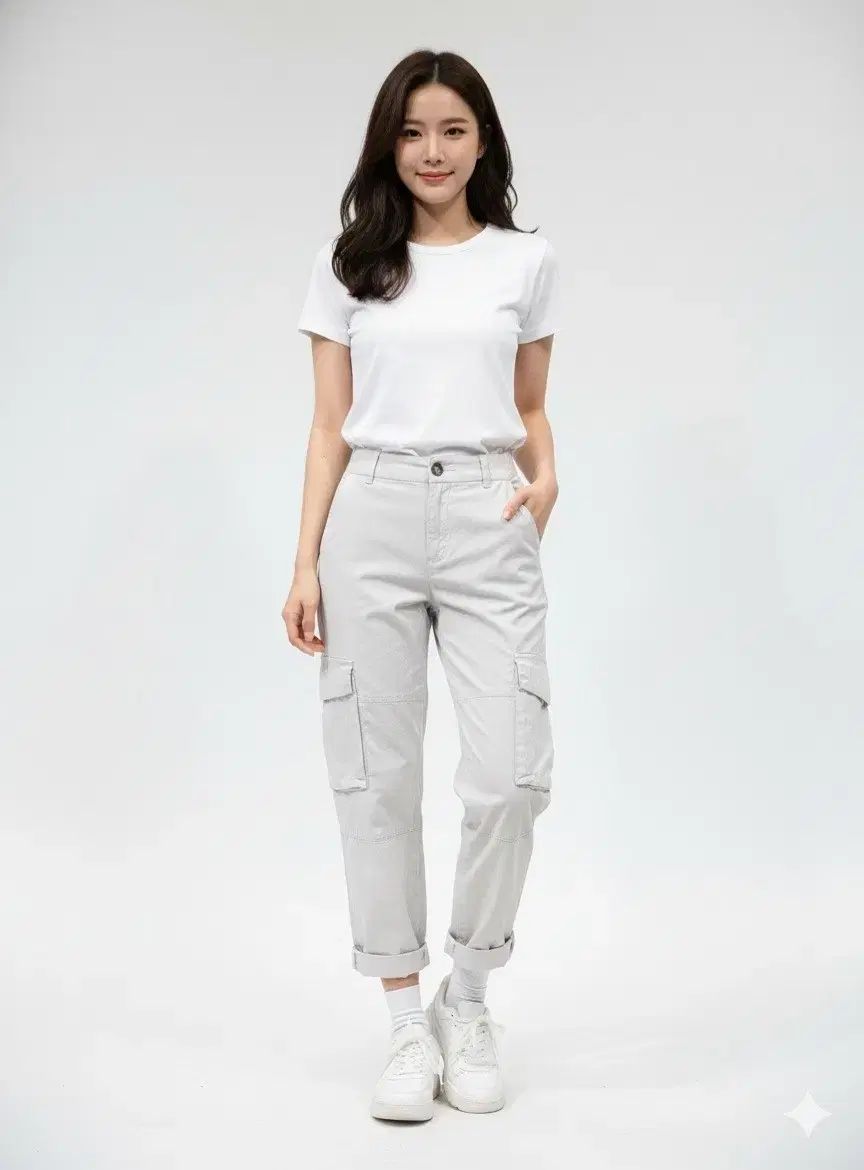 ペセリコ PESERICO カーゴ アイボリー パンツ