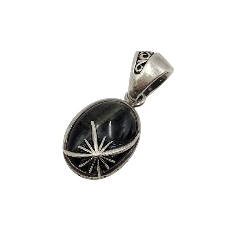 中古品】 SAAD サード 925 ONYX オニキス PENDANT TOP ペンダント