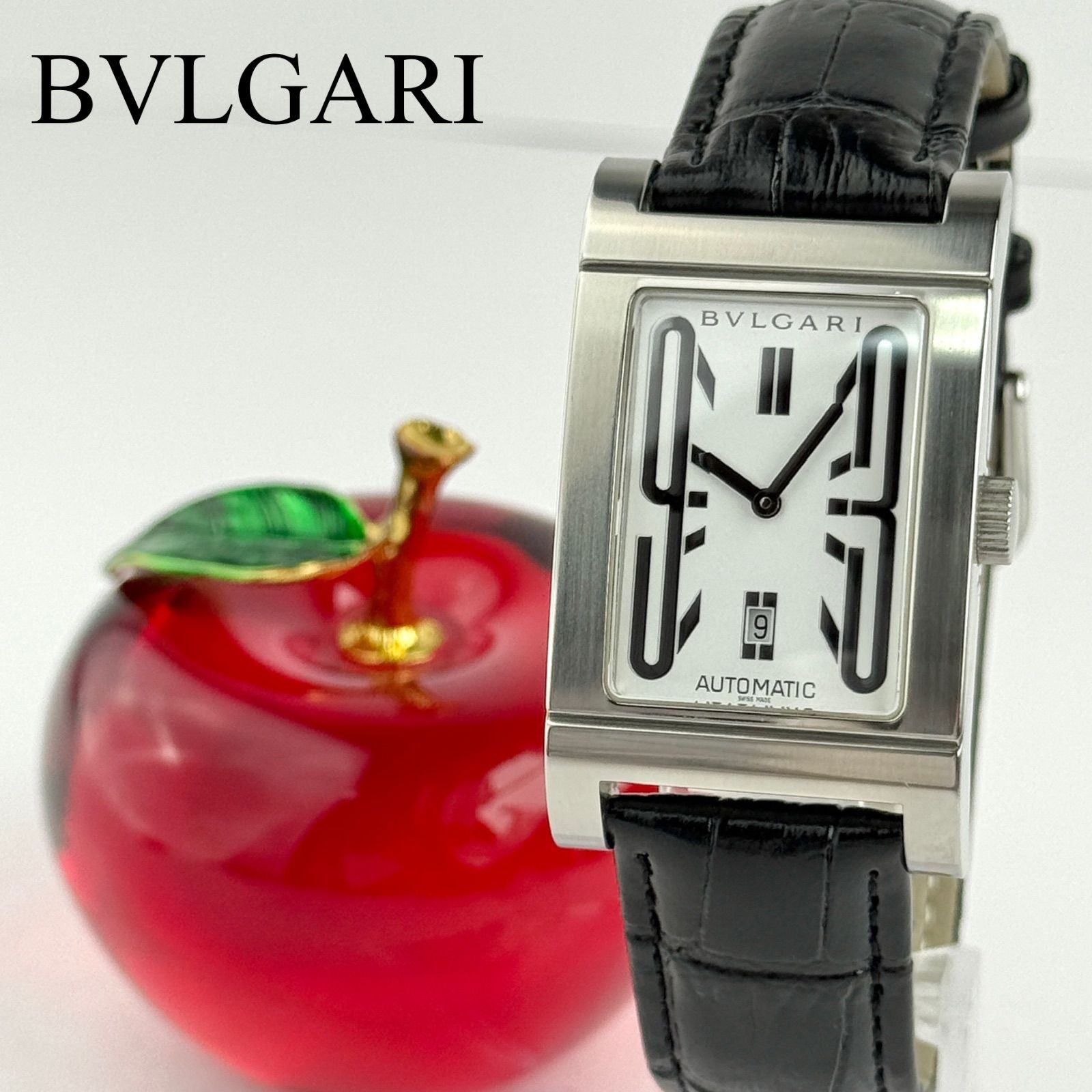 ブルガリ レッダンゴロ RT45S オートマ 自動巻き式 新品ベルト 767