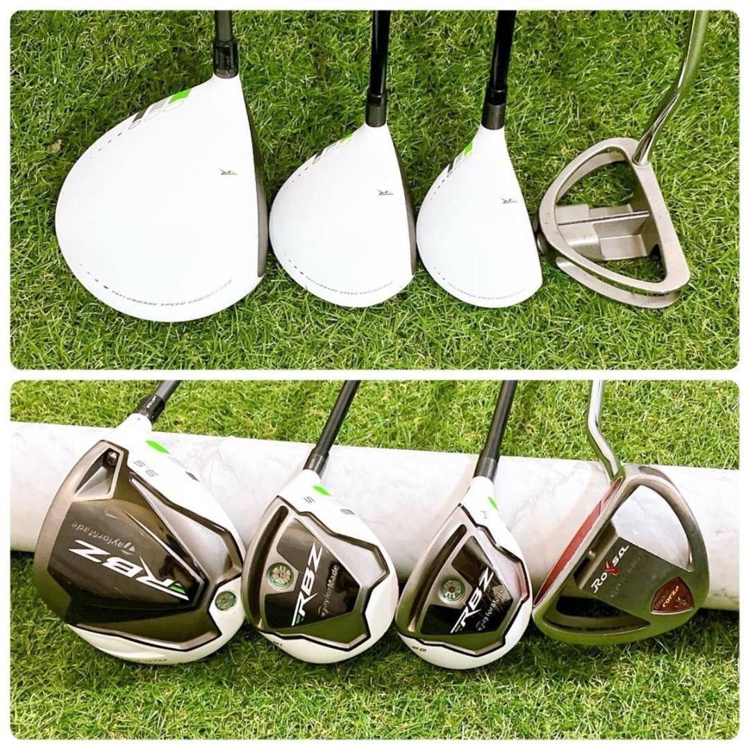 豪華13本 テーラーメイド RBZ rac メンズゴルフセット 初心者 右 R