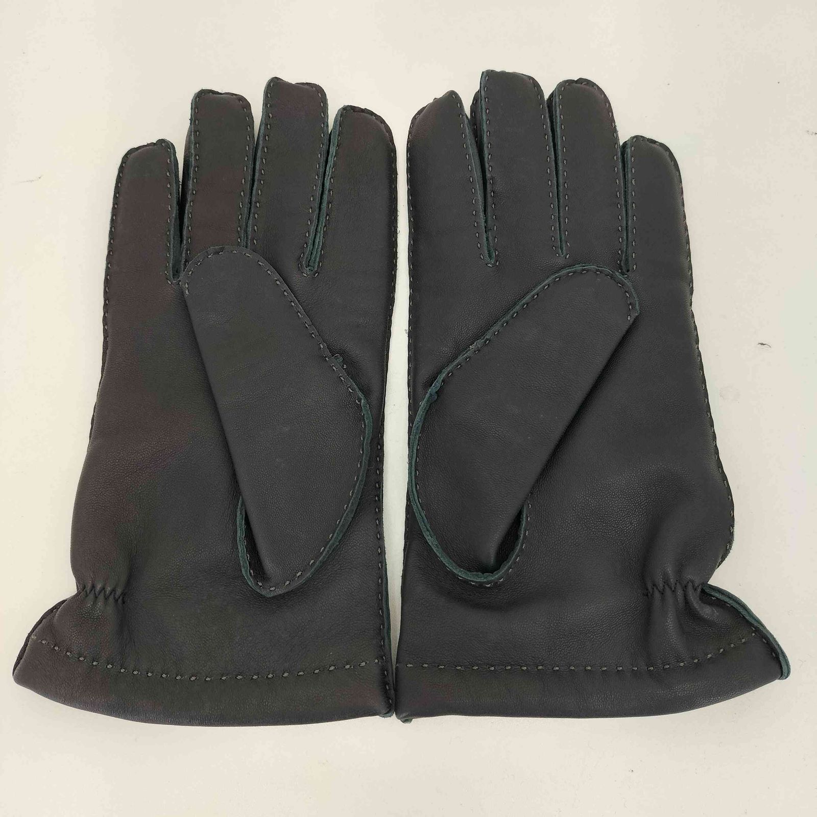 イッセイミヤケ羊革製 Fサイズ 手袋 イッセイミヤケ ISSEY MIYAKE 00s 黒タグ 羊革 レザー グローブ 手袋