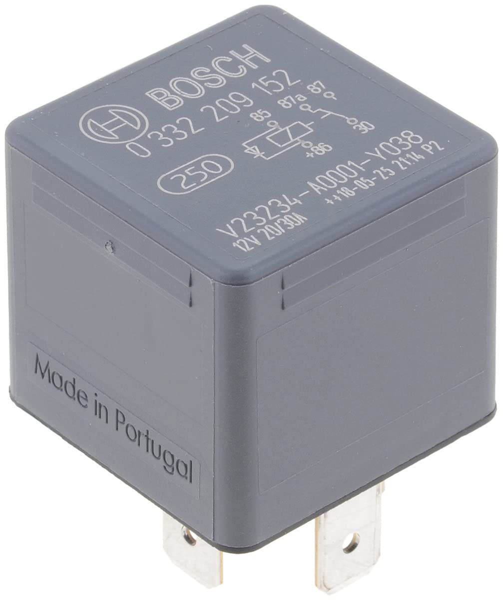 BOSCH(ボッシュ) 切替ミニリレー 5ピン 12V 20/30A シングル 0332209152