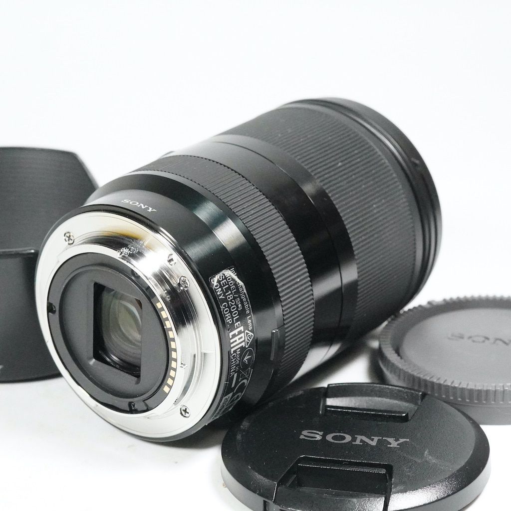 SONY E 18 200 mm F 3 5 6 OSS LE ブラック 返金保証 2459