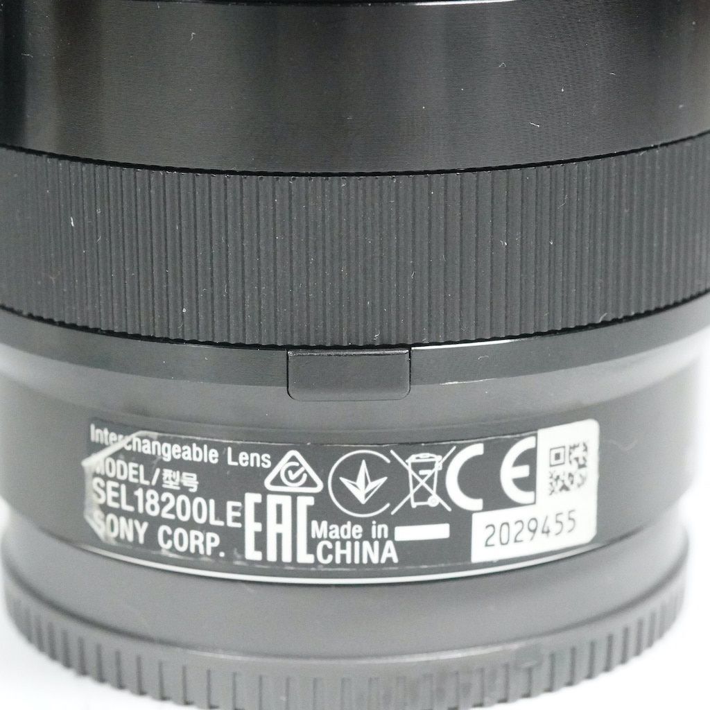  SONY E 18 200 mm F 3 5 6 OSS LE ブラック 返金保証 2459 レンズ(ズーム) カメラ