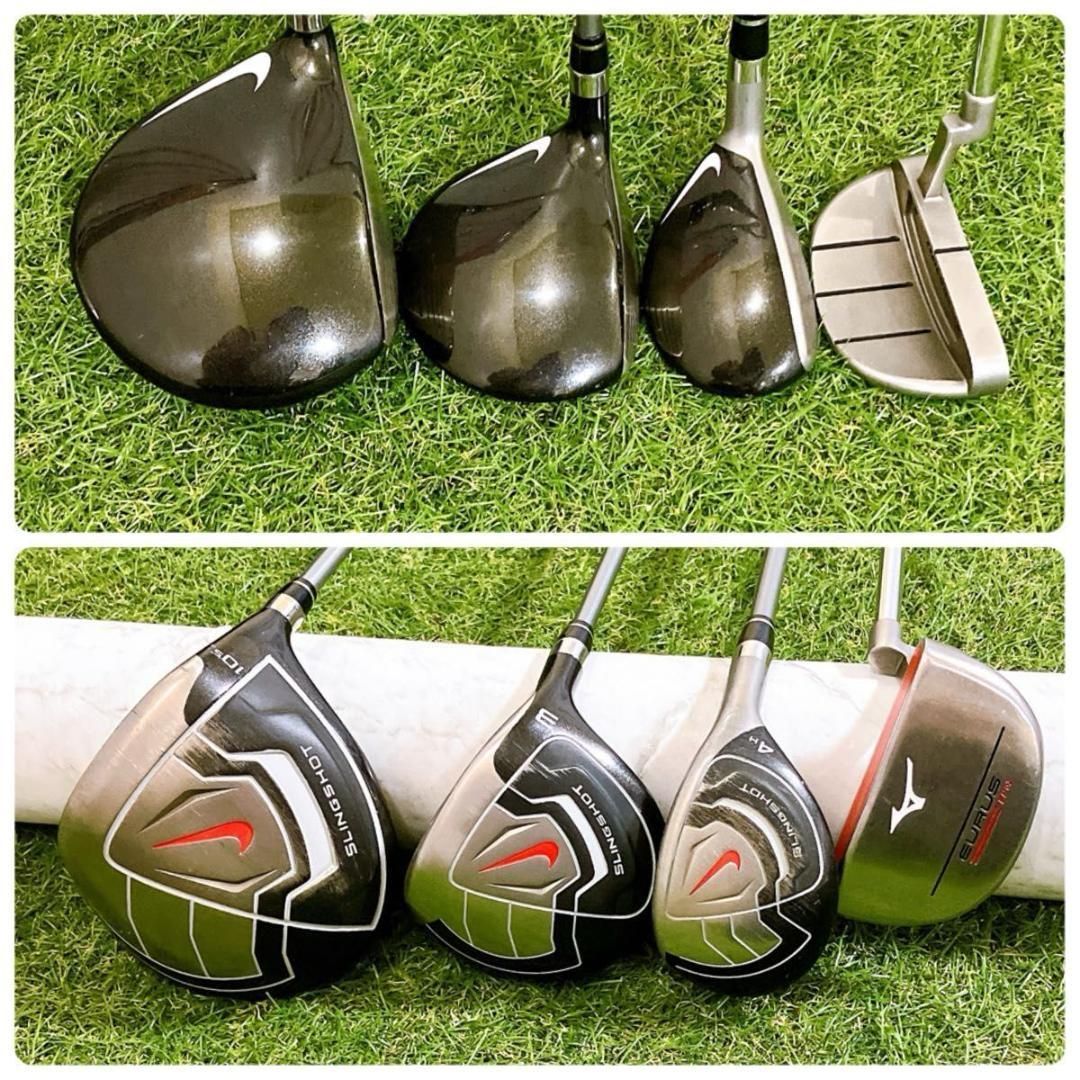 NIKE ナイキ スリングショット メンズゴルフセット 初心者 11本 右 SR