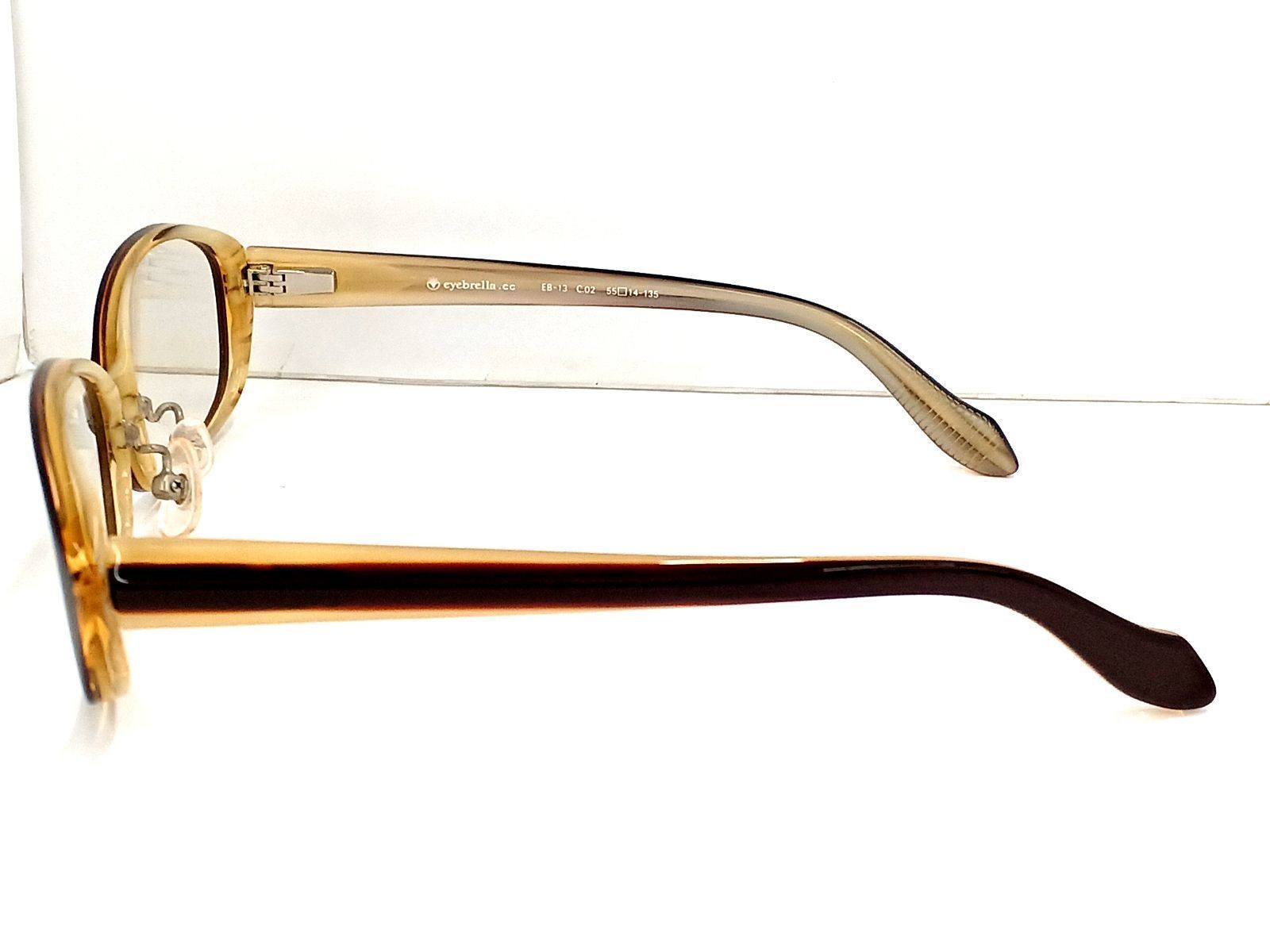 ☆eyebrella/アイブレラ☆サングラス EB-13 C02 ブラウン系 専用ケース