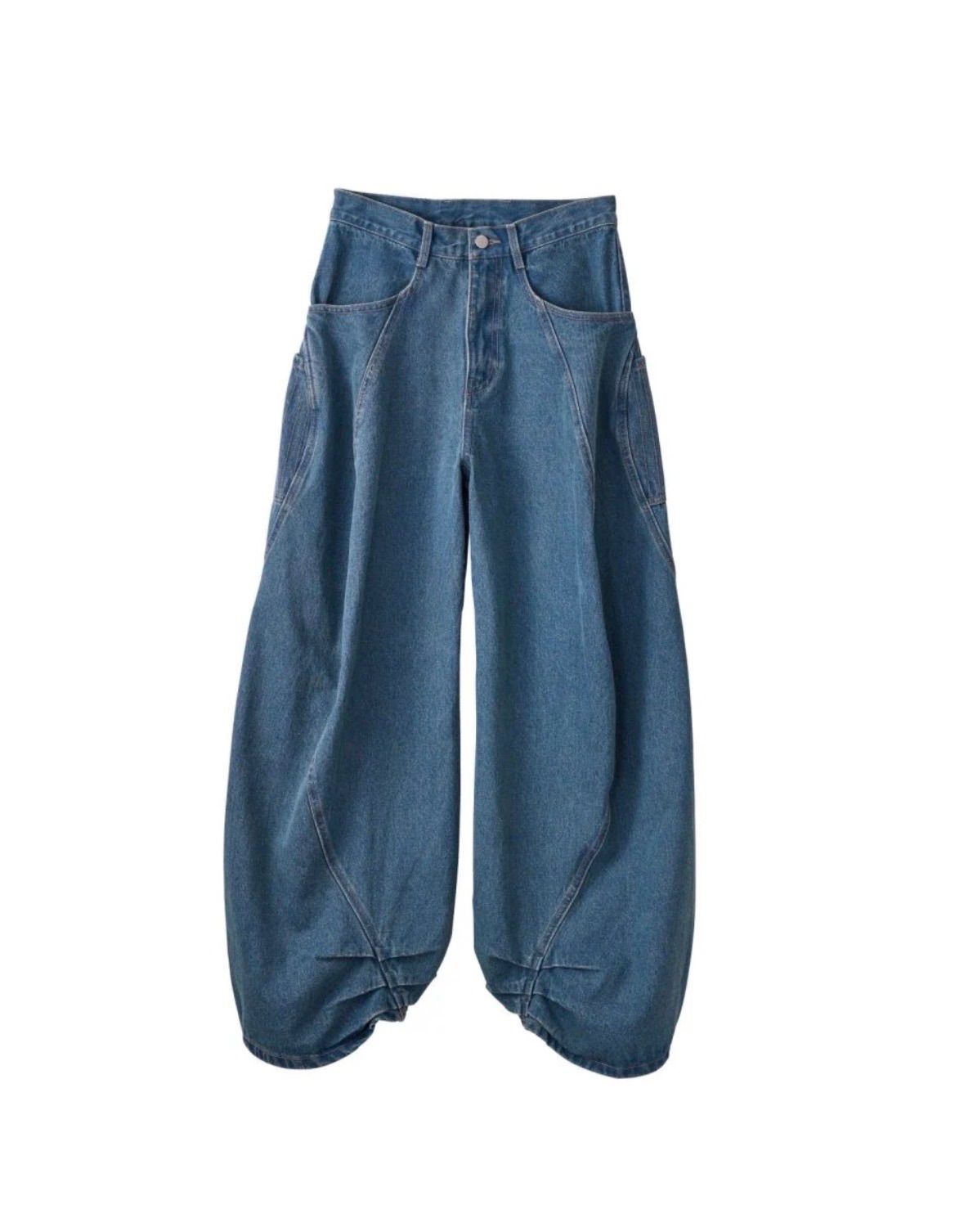 Knuth Marf デニムパンツ Knuth Marf - tuck design denim pants / タックデザインデニムパンツ
