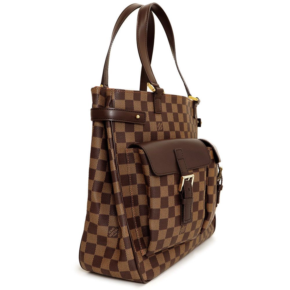 ルイ ヴィトン ユゼス トートバッグ ダミエ ブラウン ゴールド金具