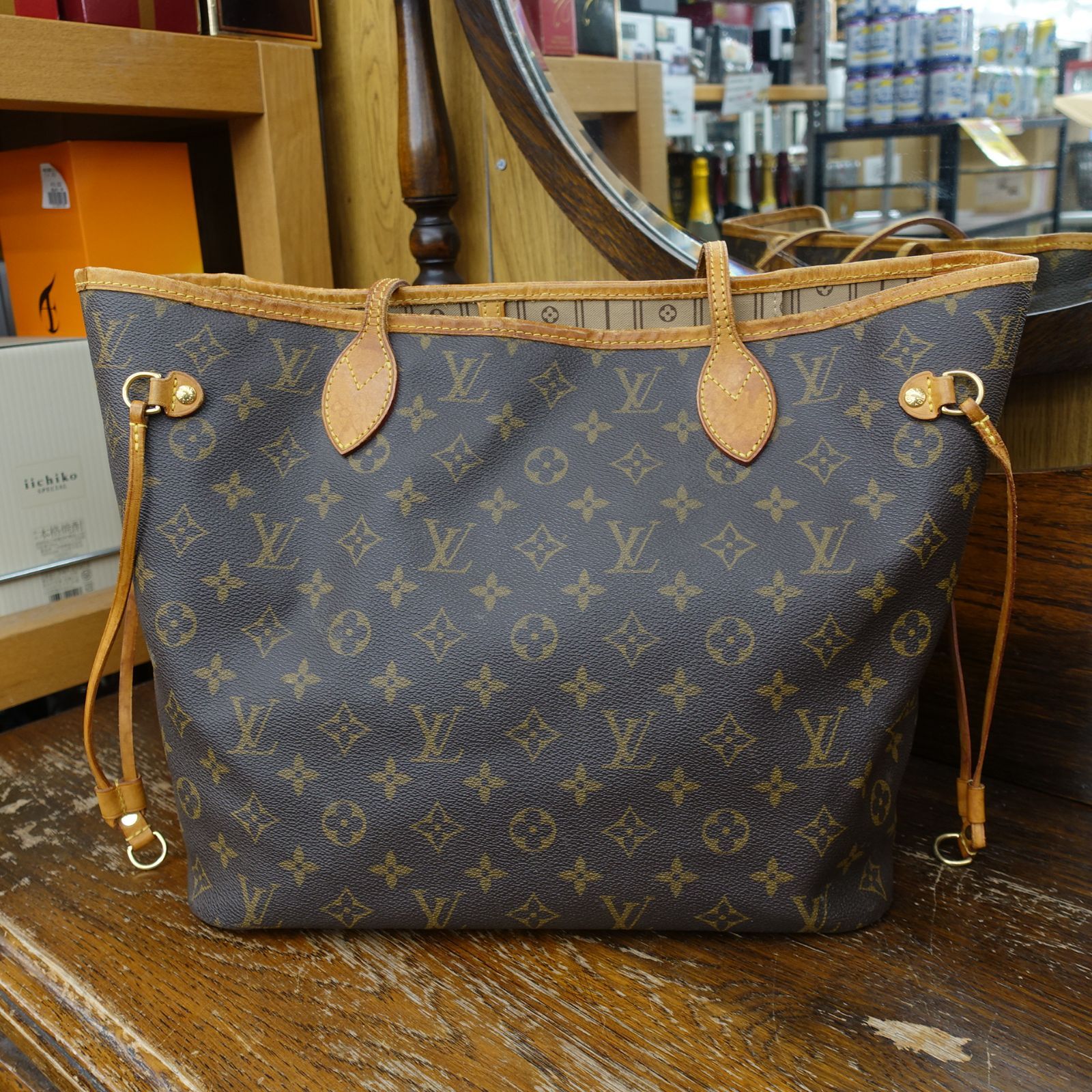 LOUIS VUITTON ネヴァーフルMM トートバッグ レディース モノグラム