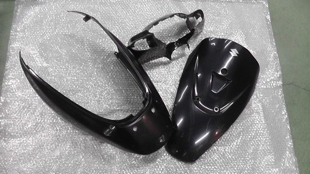 レッツ2 CA 1 PA 412 xxx の カウルセット 傷 補修