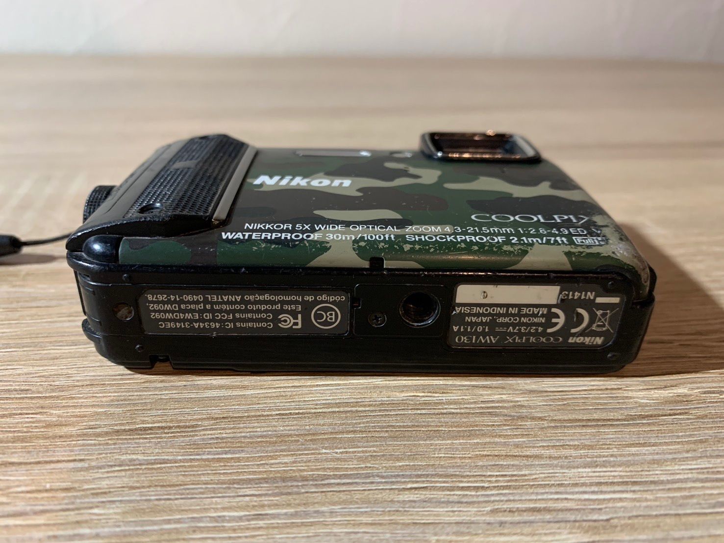 Nikon COOLPIX AW130 カモフラージュ Nikon COOLPIX AW130 Digital Camera W. 5x Zoom Lens Camouflage