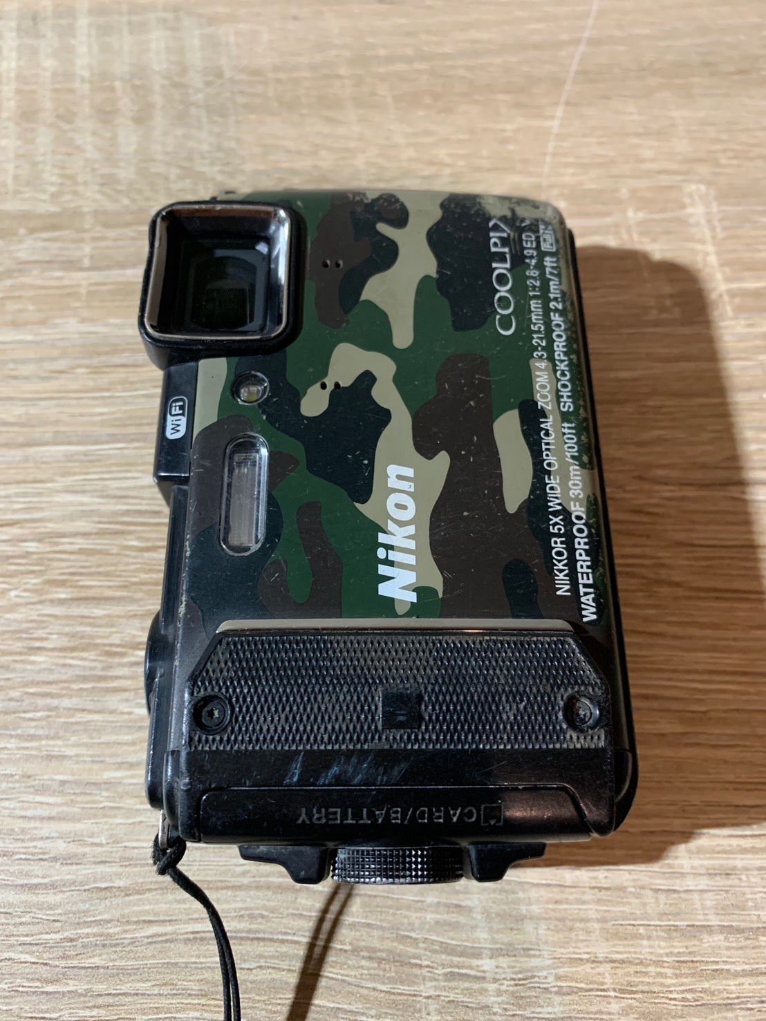 7166 Nikon ニコン COOLPIX AW130 カモフラージュ デジカメ 動作確認