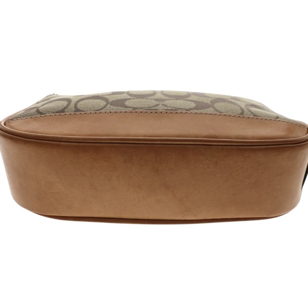 【美品】 COACH ミニバッグ アクセサリーポーチ シグネチャー ブラック COACH（コーチ） バッグ セカンドバッグ アクセサリーポーチ ポーチ