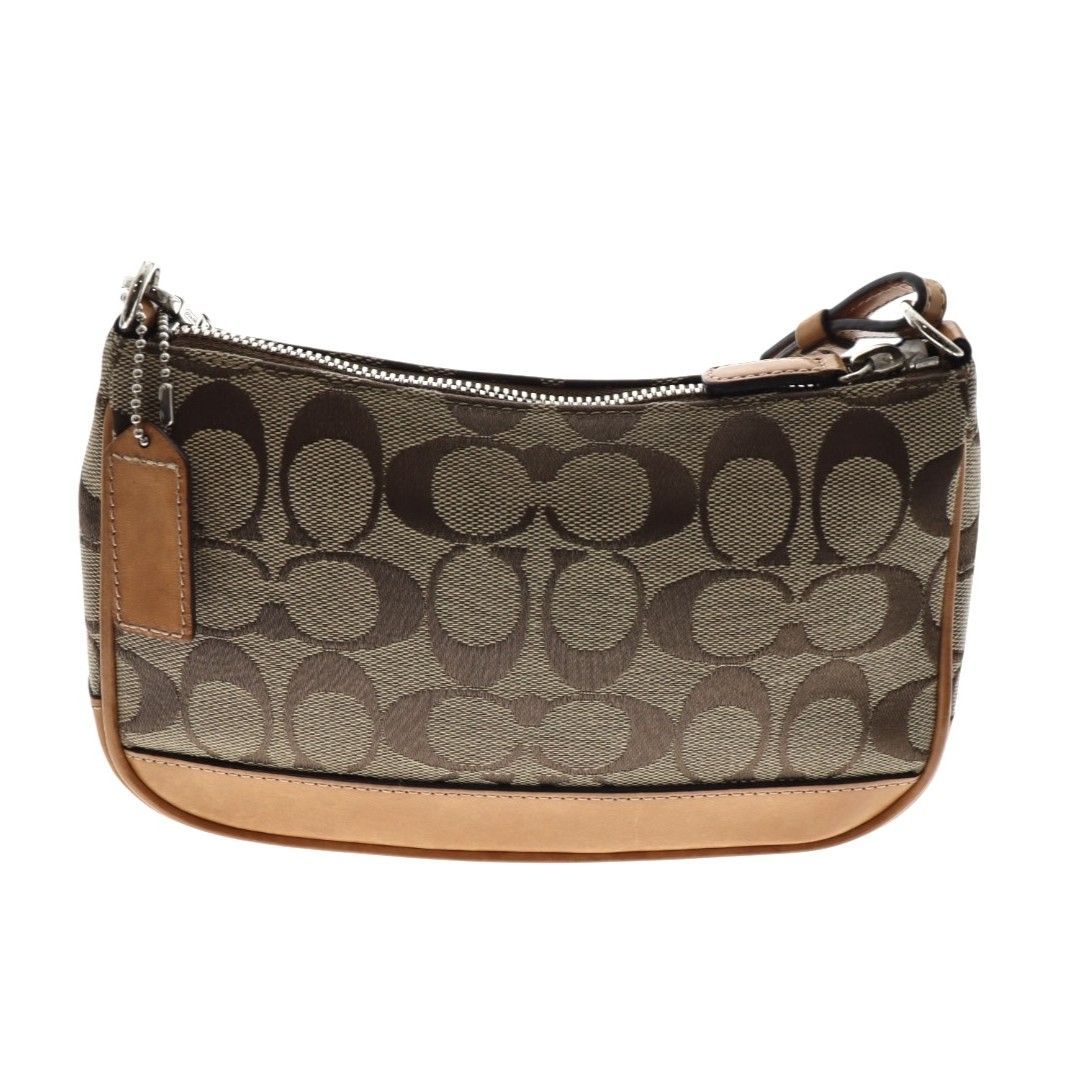 美品】COACH コーチ アクセサリーポーチ ミニハンドバッグ