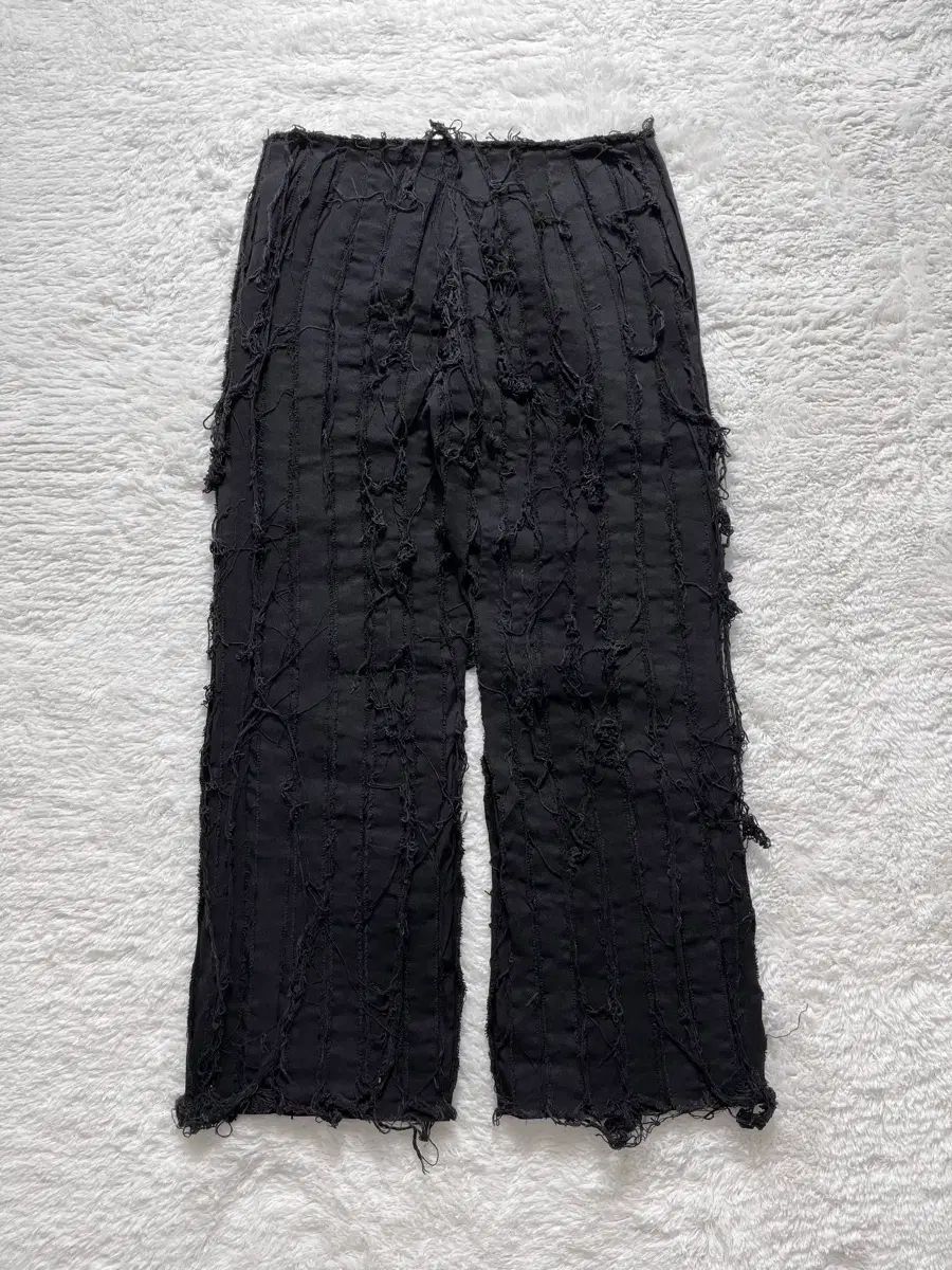 ヴィンテージ ディストレスト グランジ コットン パンツ