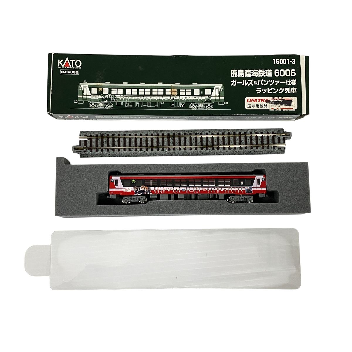 KATO 16001-3 鹿島臨海鉄道6006 ガールズ&パンツァー仕様 動力化 KATO 16001-3 鹿島臨海鉄道 6006 ガールズ&パンツァー仕様 ラッピング