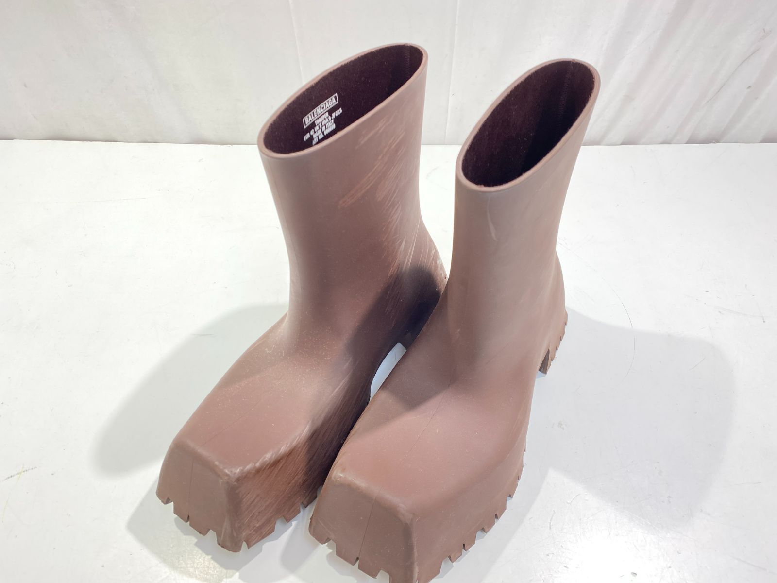 七重浜85-2-071211 nh BALENCIAGA バレンシアガ レインブーツ メンズ