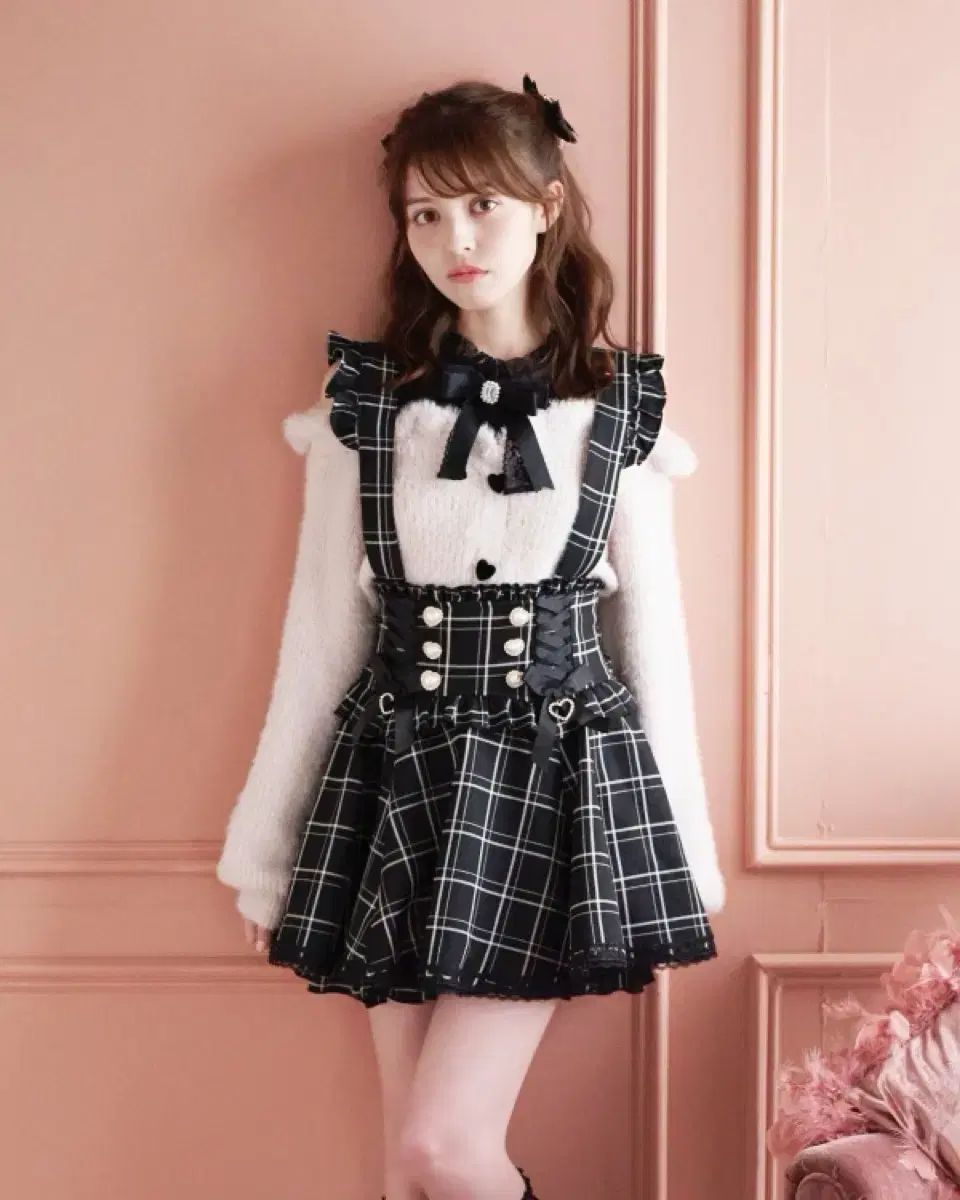 LIZ LISA リズリサ チェック ギンガム スカート 量産型 地雷系 黒 DearMyLove ディアマイラブ NOEMIE ノエミー