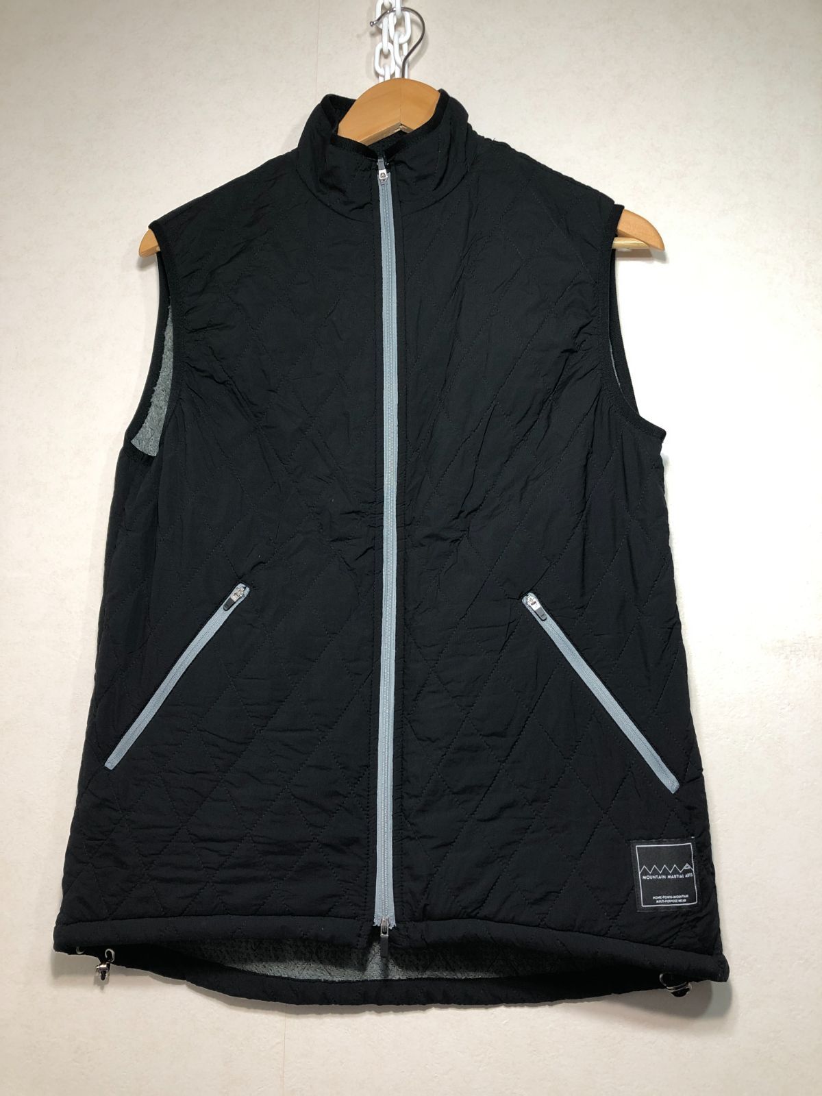 062131 MOUNTAIN MARTIAL ARTS MMA CORDURA POLARTEC Quilting Vest キルティング ベスト ブラック マウンテンマーシャルアーツ