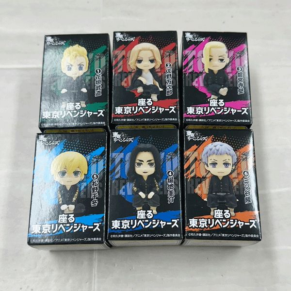 未開封 座る東京リベンジャーズ 全6種セット フィギュア - メルカリ