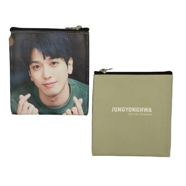 ヨンファ CNBLUE シーエヌブルー 柔らかい 合皮製 ミニ ポーチ 小物