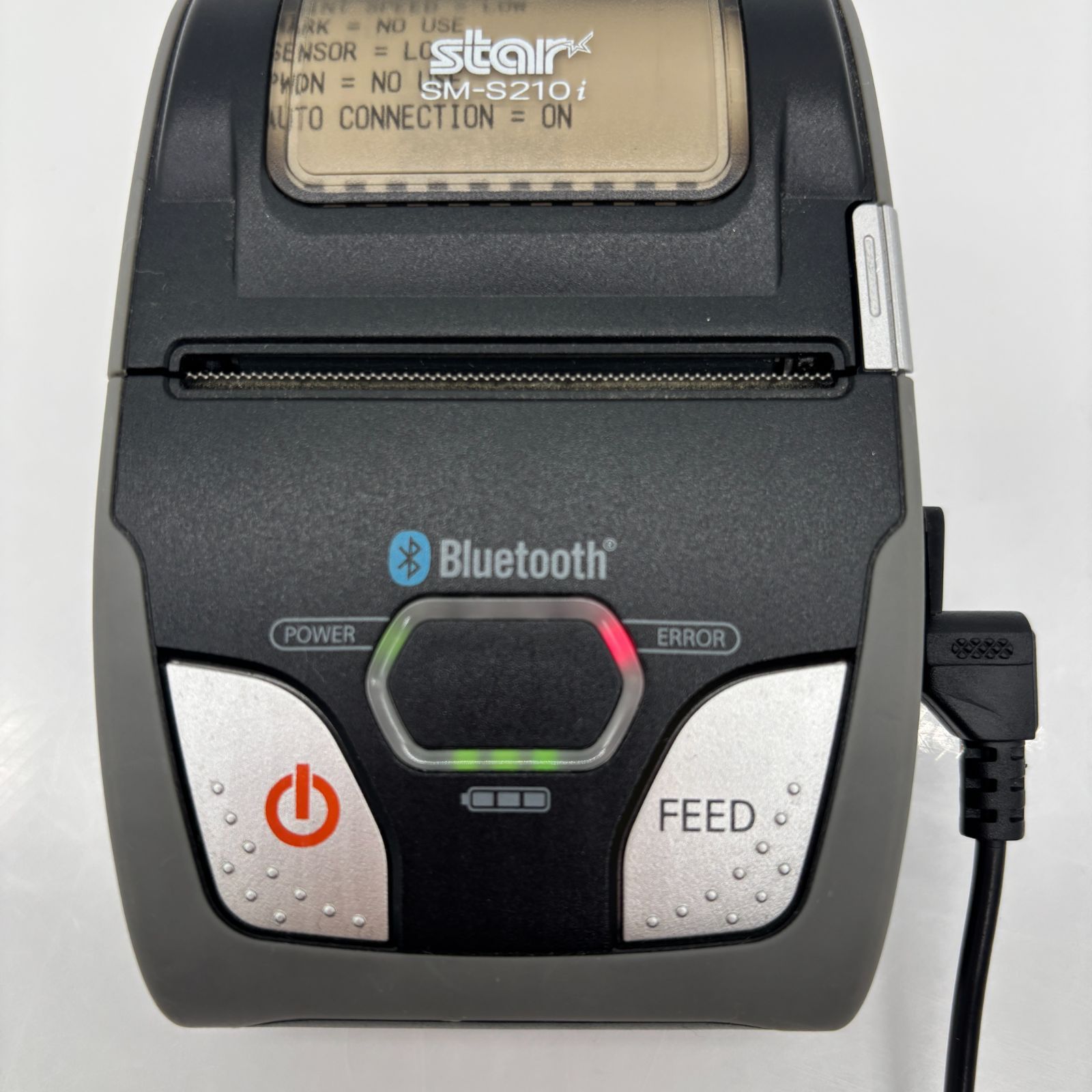 スター精密製SM-S210i レシートプリンター（中古） 中古 スター精密 モバイルレシートプリンター SM-S210i(SM-S210i-DB40