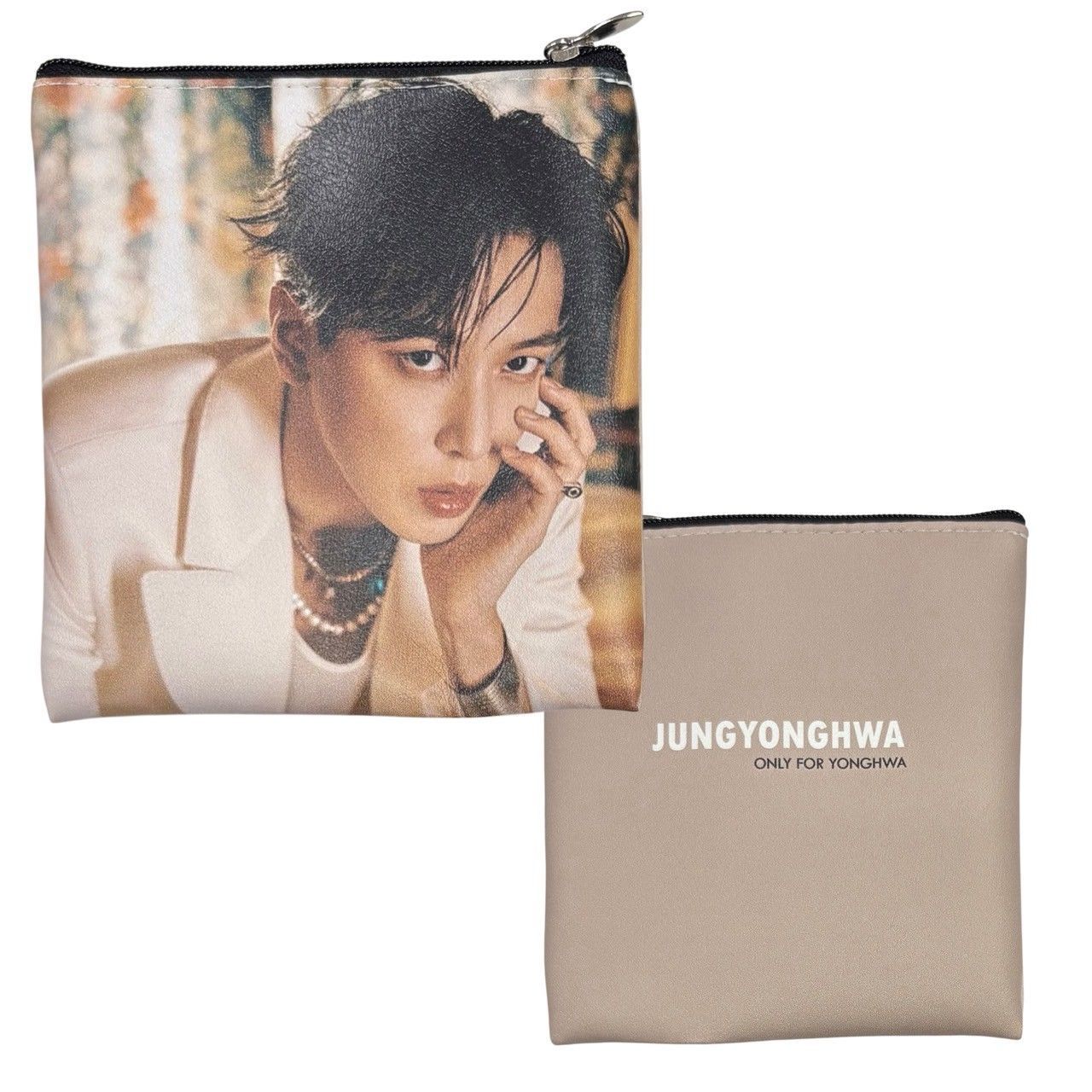 ヨンファ CNBLUE シーエヌブルー 柔らかい 合皮製 ミニ ポーチ 小物