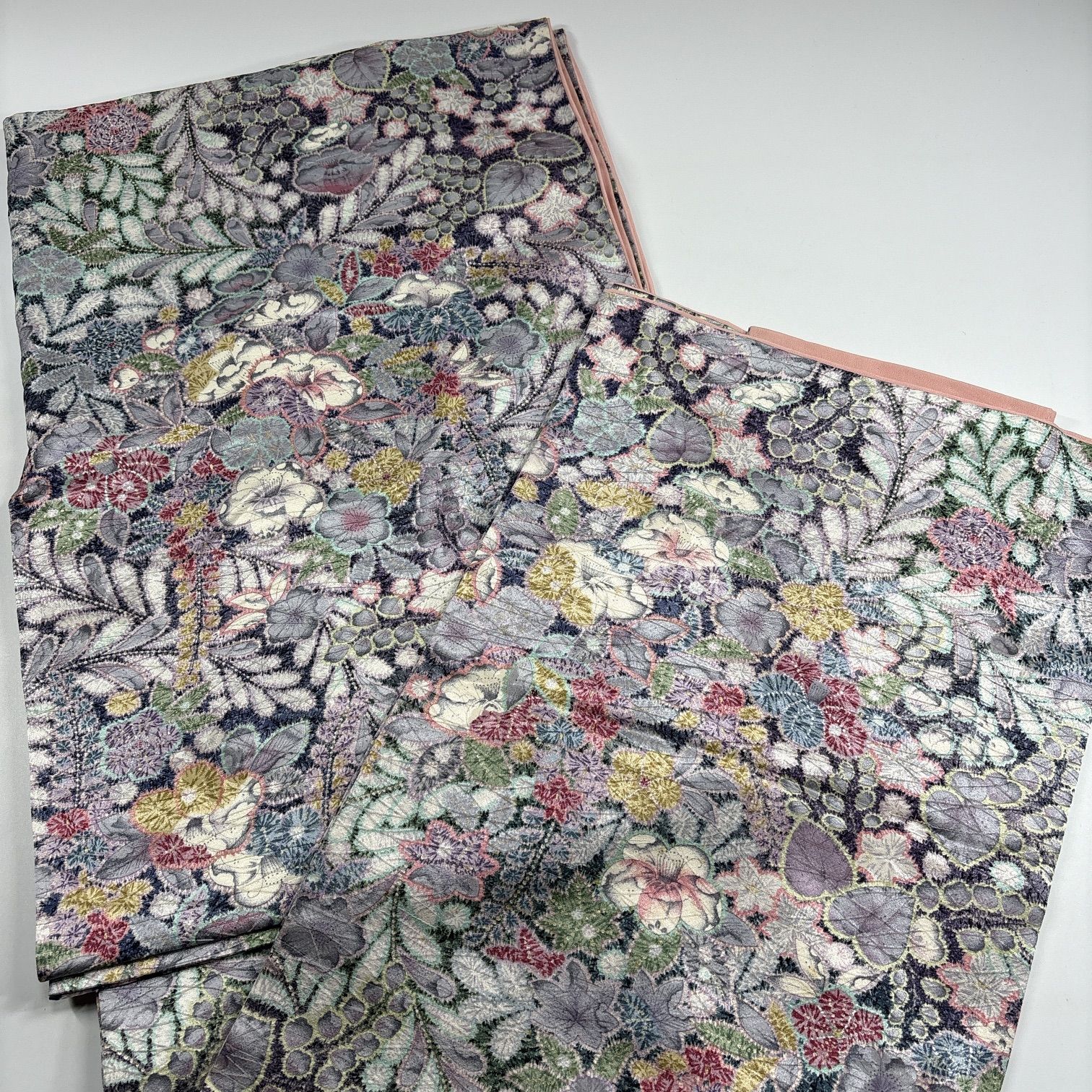 小紋 6枚 正絹 着物まとめ売り 同梱購入歓迎 リメイク用 着付け練習用