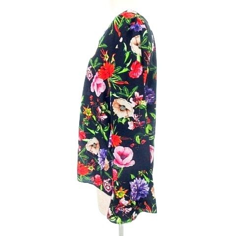 【新品】PINKY&DIANNE 花柄ドット長袖ブラウス サイズ38 新品】PINKY&DIANNE 花柄ドット長袖ブラウス サイズ38