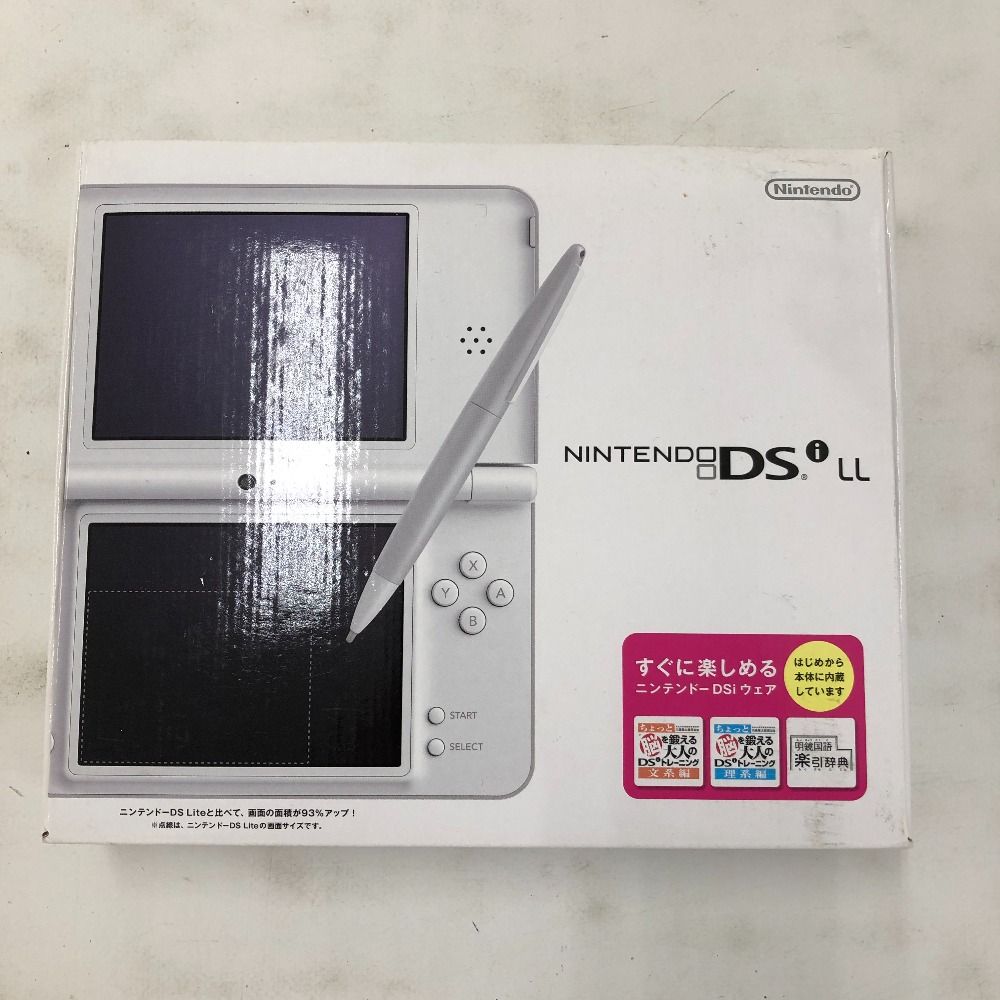 02w21435 Nintendo DSiLL ニンテンドーDSiLL ナチュラルホワイト 本体