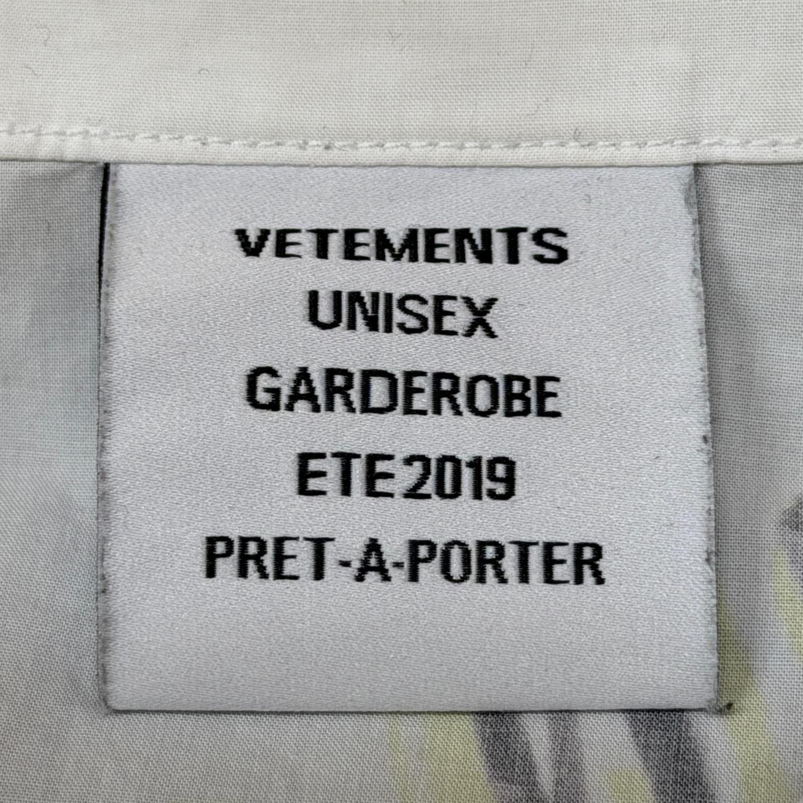 VETEMENTS 19SS Painted Shirt グラフィティ落書きシャツ 長袖シャツ