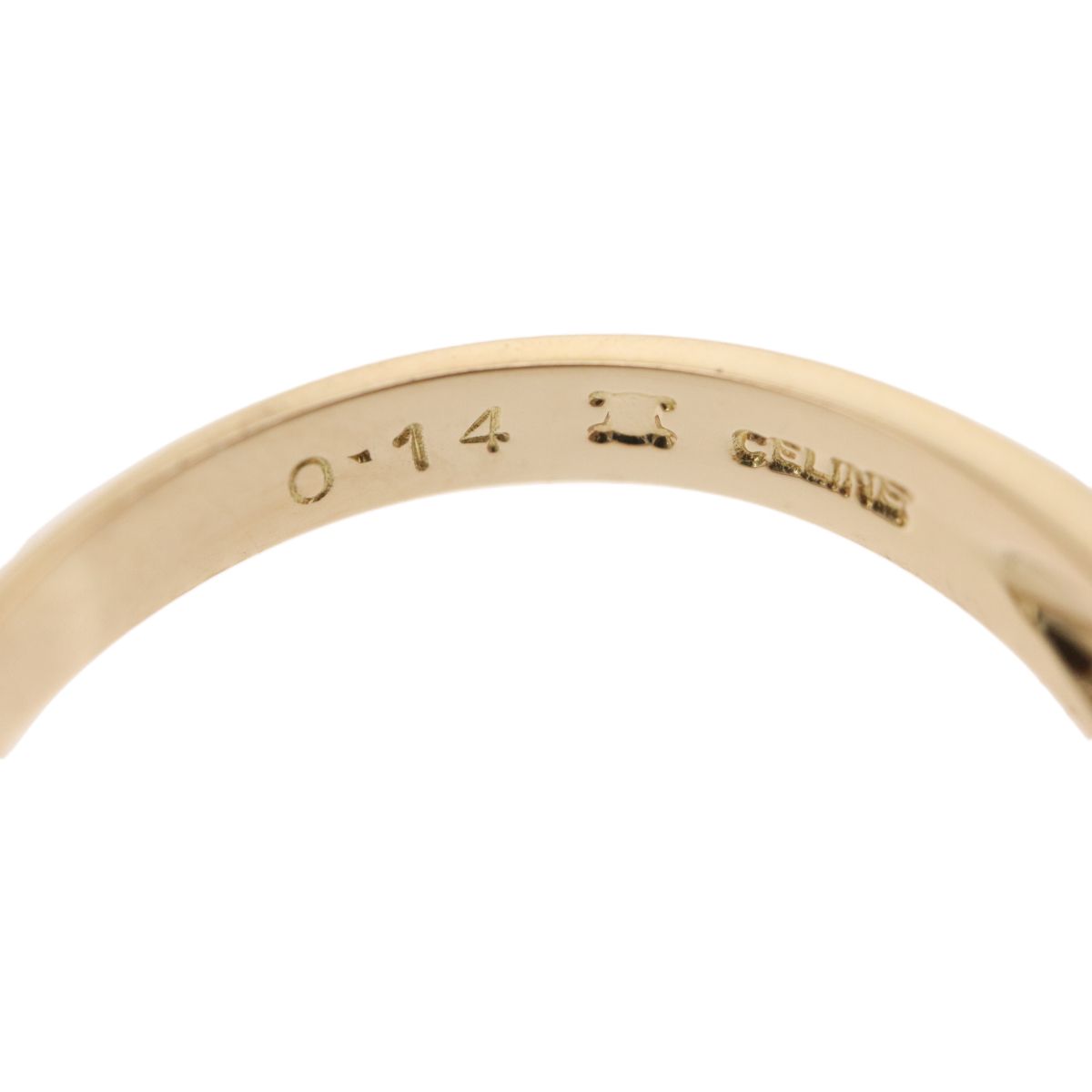 CELINE セリーヌ 750YG 18金イエローゴールド K18 Pt900 プラチナ