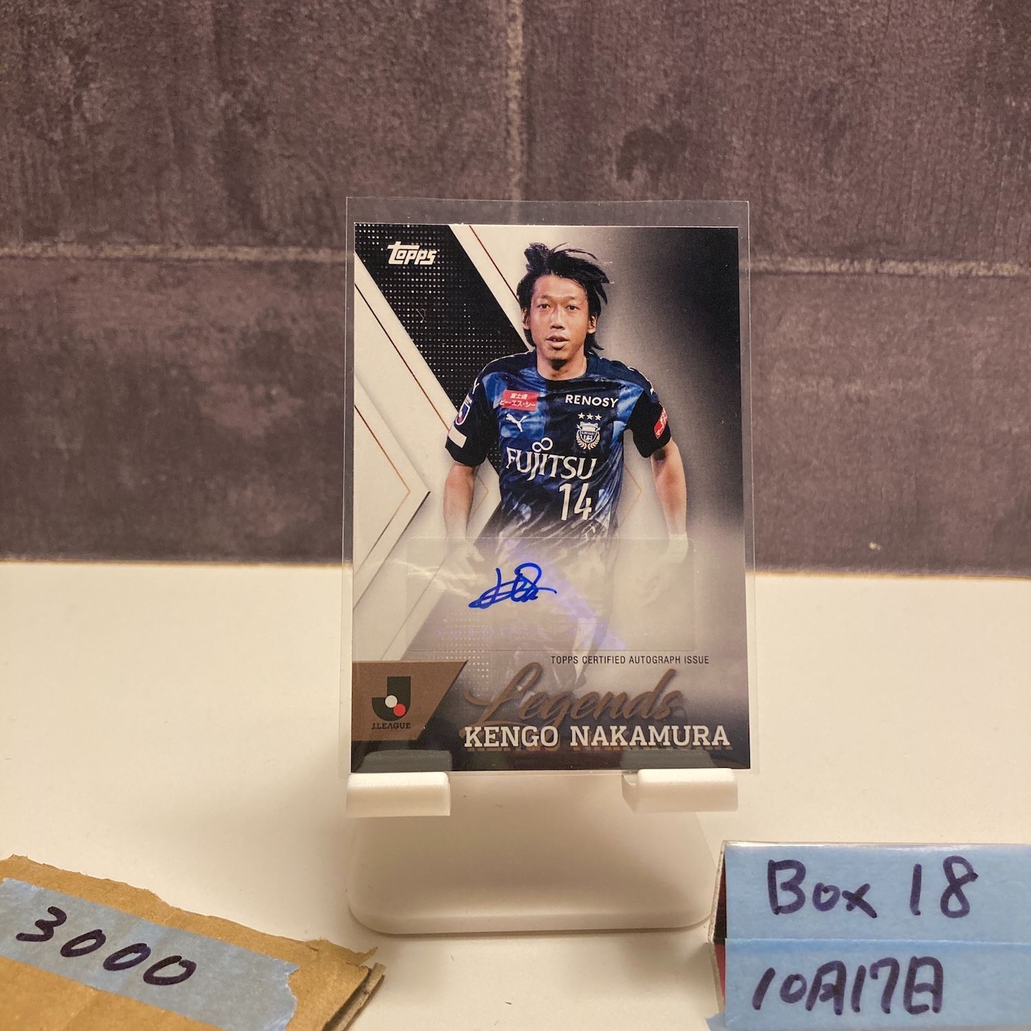 2024 Topps 中村憲剛 Kengo Nakamura 直筆サインカード 川崎