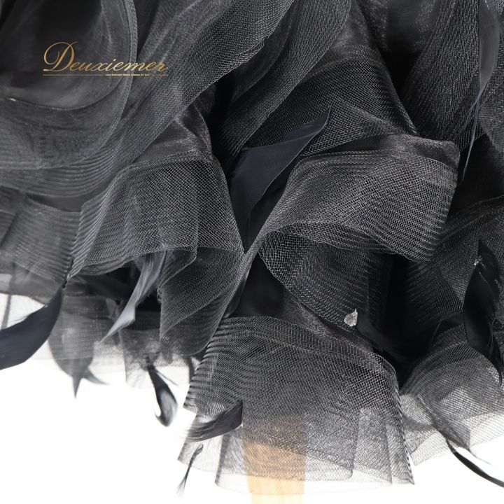 社交ダンス 衣装 ラテン ドレス ラテンドレス ワンピース 黒 フリル