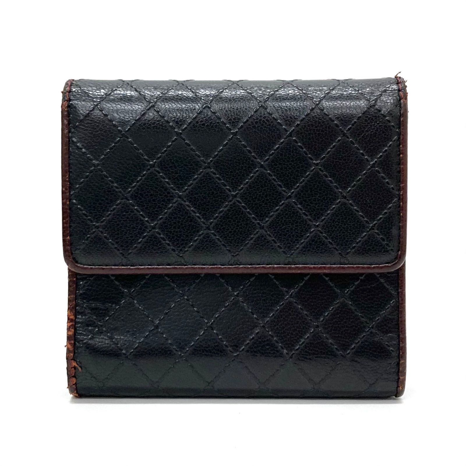 ◇CHANEL◇シャネル ビコローレ Wホック 折りたたみ財布 コンパクト