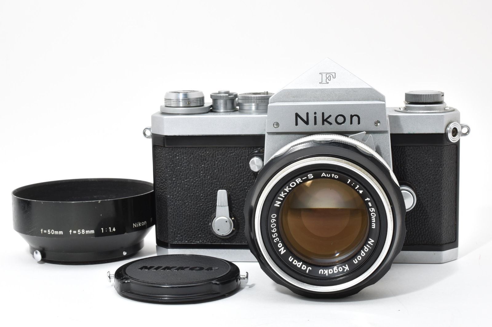 4704 ニコン Nikon F eye level フィルムカメラ NIKKOR-S Auto 1.4 50 mm