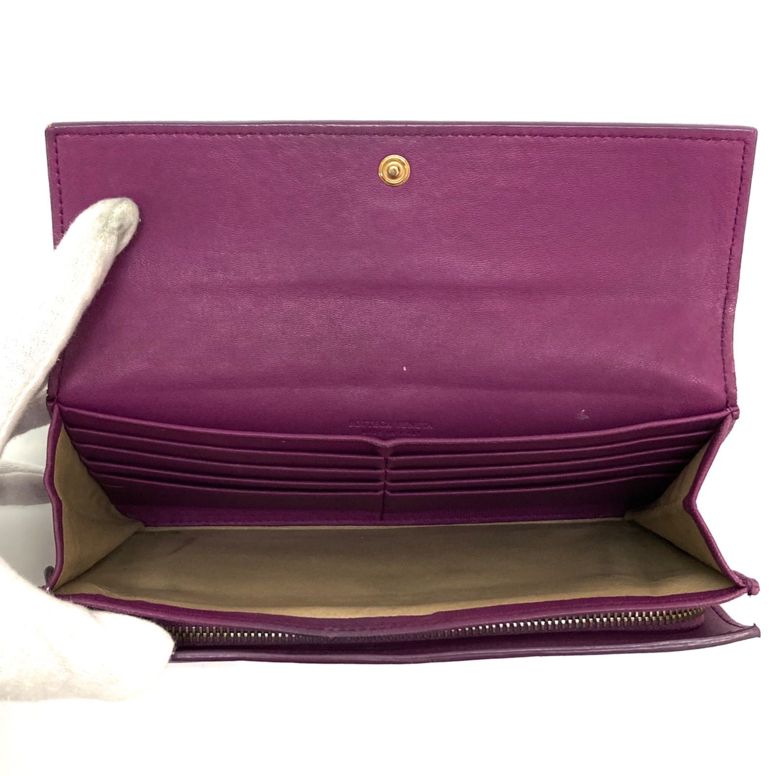 ◇BOTTEGA VENETA◇ボッテガヴェネタ イントレチャート 長財布