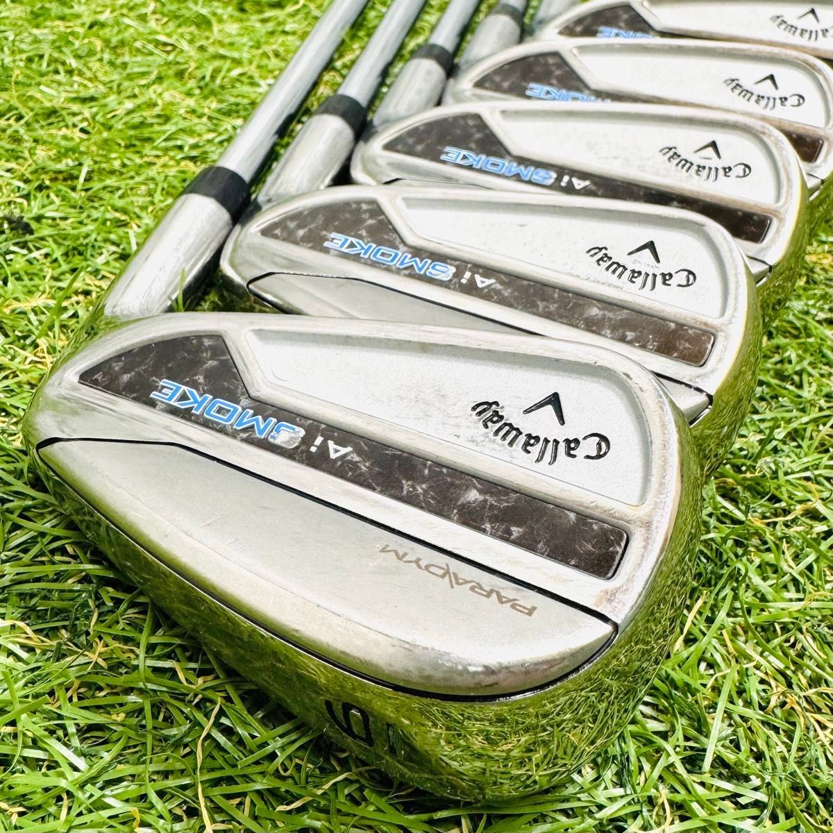 【良品】初心者推奨 キャロウェイ Aiスモーク メンズアイアンセット 5本 R 良品】初心者推奨 キャロウェイ Aiスモーク メンズアイアンセット 5本