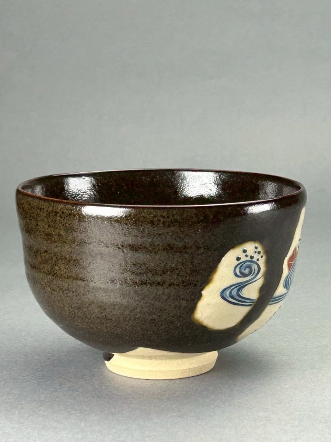 ゆうこ 人間国宝 柳雨軒 三代 徳田八十吉(正彦銘) 抹茶碗 管理T239 ゆうこ 人間国宝 柳雨軒 三代 徳田八十吉(正彦銘) 抹茶碗 管理T239