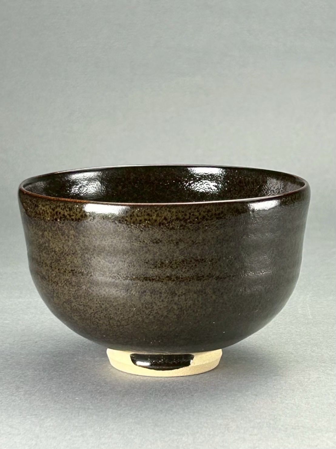 幽玄】人間国宝 柳雨軒 三代 徳田八十吉 正彦銘 色絵 茶道具 抹茶碗