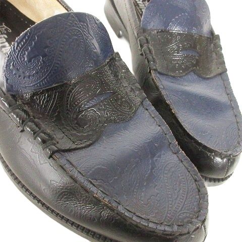 ケンフォード KENFORD ペイズリー エンボス ローファー EMBOSSED